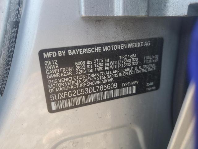 VIN 5UXFG2C53DL785609 2013 BMW X6, Xdrive35I no.13