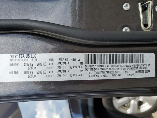 2019 JEEP COMPASS LA - 3C4NJDBB9KT594022