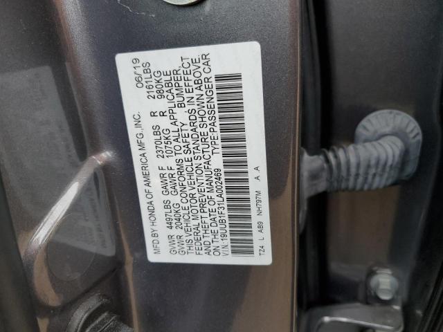 2020 ACURA TLX - 19UUB1F31LA002469