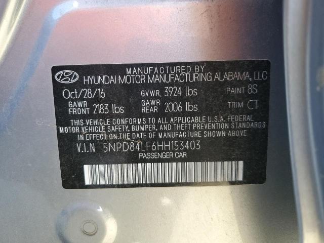 2017 HYUNDAI ELANTRA SE - 5NPD84LF6HH153403