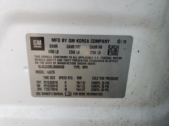2018 BUICK ENCORE PRE - KL4CJASB5JB680458