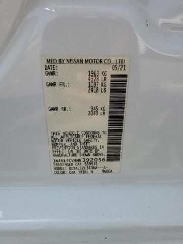 2021 NISSAN ALTIMA SR - 1N4BL4CV4MN392056
