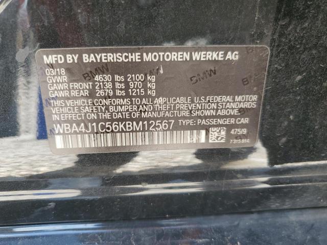 VIN WBA4J1C56KMB12567 2019 BMW 4 Series, 430I no.12