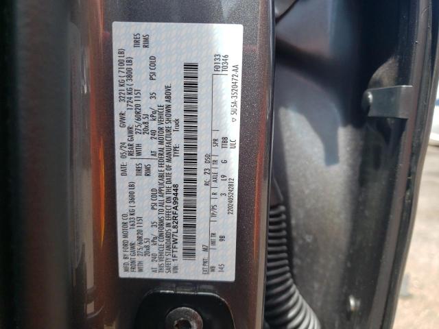 2024 FORD F150 PLATI 1FTFW7L82RFA99448