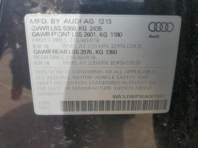 VIN WA1LFAFP3EA067693 2014 Audi Q5, Premium Plus no.13