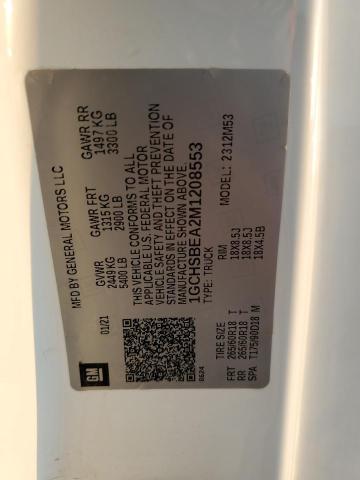 2021 CHEVROLET COLORADO - 1GCHSBEA2M1208553