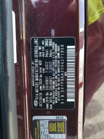 2017 KIA SORENTO LX - 5XYPG4A35HG271958