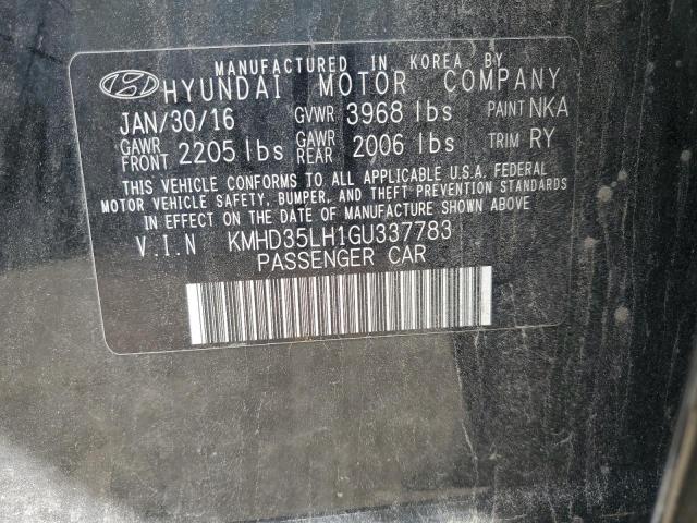2016 HYUNDAI ELANTRA GT - KMHD35LH1GU337783