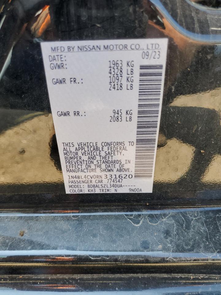 Lot #2788846344 2024 NISSAN ALTIMA SR