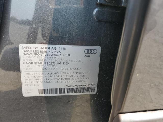 VIN WA1D7AFPXHA077868 2017 Audi Q5, Premium Plus S-... no.13