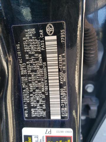 VIN 4T1BD1FK1DU088756 2013 Toyota Camry, Hybrid no.12