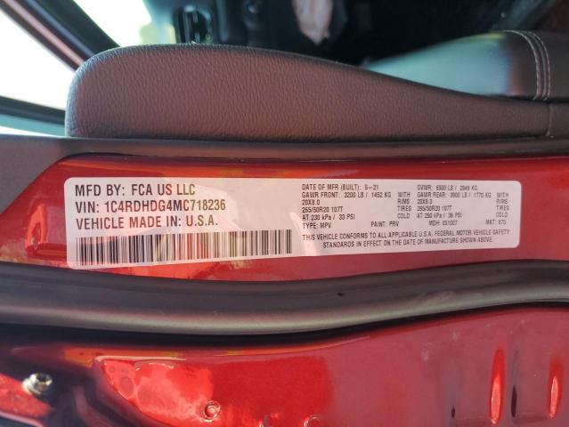 2021 DODGE DURANGO GT - 1C4RDHDG4MC718236