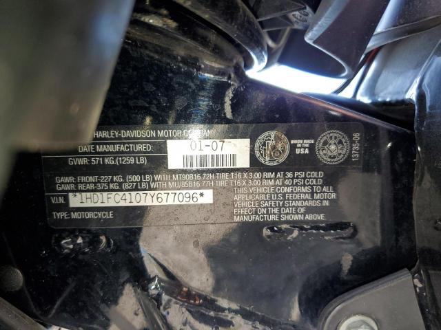 2007 HARLEY-DAVIDSON FLHTCUI 1HD1FC4107Y677096