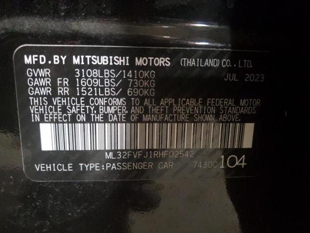 2024 MITSUBISHI MIRAGE G4 - ML32FVFJ1RHF02542