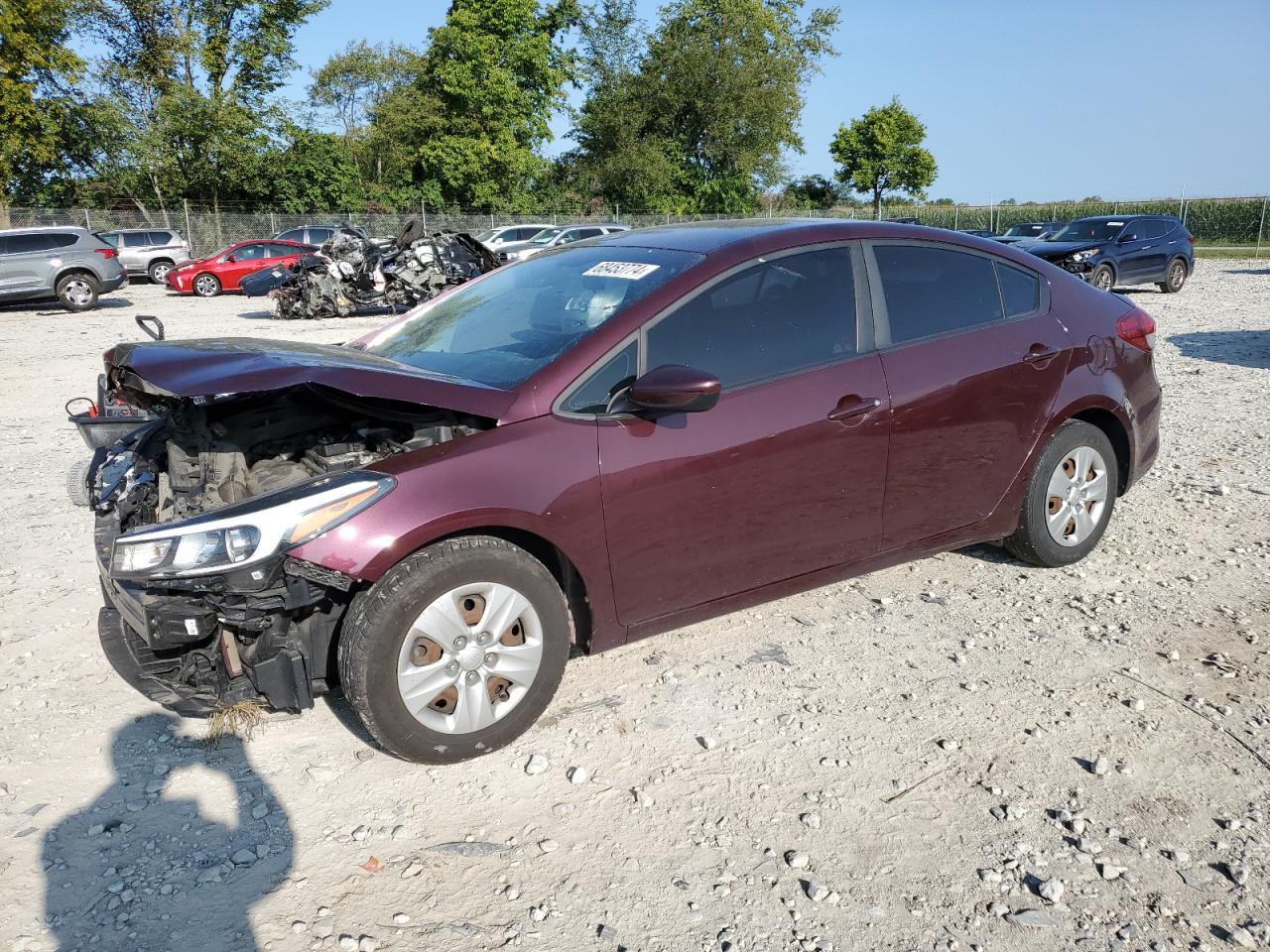 Lot #2847857533 2017 KIA FORTE LX