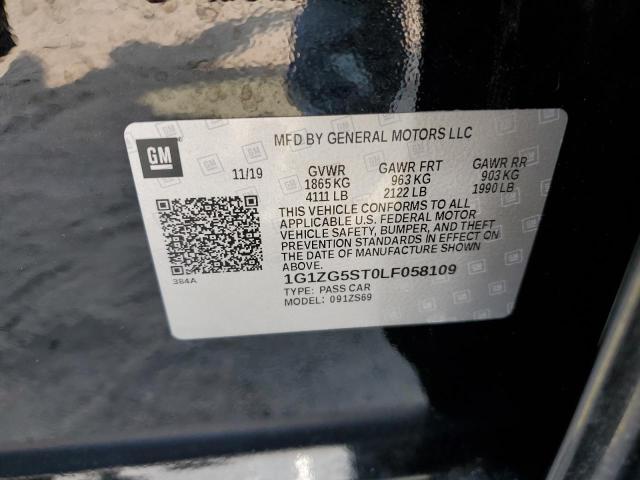 2020 CHEVROLET MALIBU RS - 1G1ZG5ST0LF058109