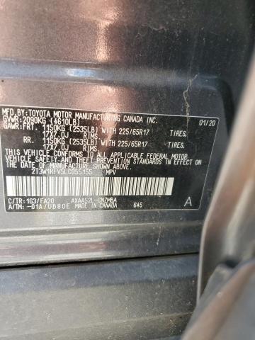 VIN 2T3W1RFV5LC055155 2020 Toyota RAV4, Xle no.13