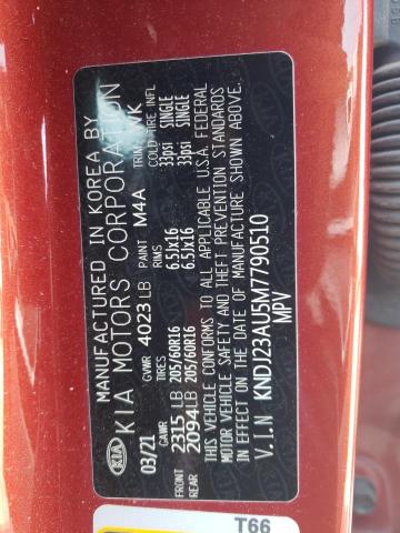 2021 KIA SOUL LX - KNDJ23AU5M7790510