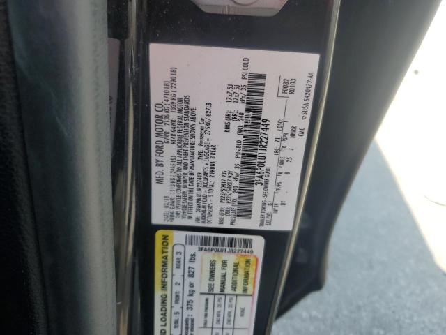 VIN 3FA6P0LU1JR227449 2018 Ford Fusion, Se Hybrid no.12