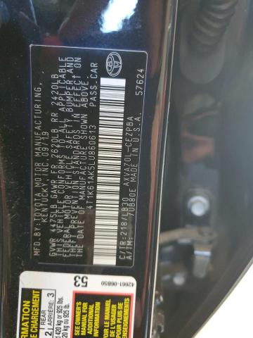 VIN 4T1K61AK5LU860613 2020 Toyota Camry, Xse no.12