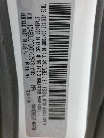 2019 DODGE DURANGO R/ - 1C4SDJCT6KC717948
