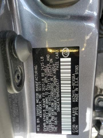 2021 LEXUS ES 300H LU 58AEA1C18MU005477