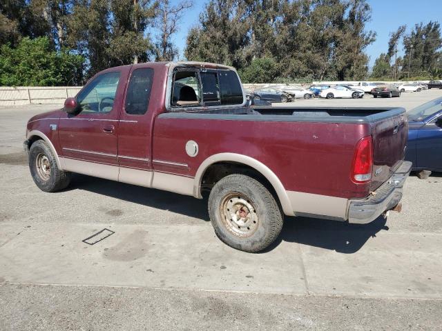 FORD F150 1998 burgundy 3dr ext gas 1FTZX1766WNB20402 photo #3