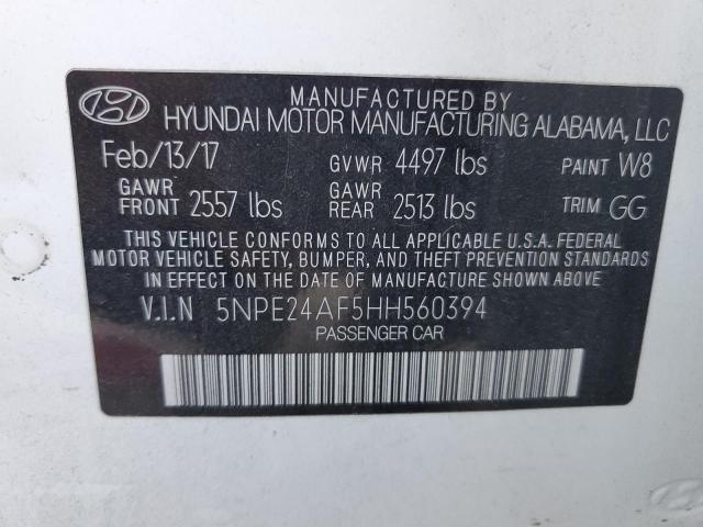 2017 HYUNDAI SONATA SE - 5NPE24AF5HH560394