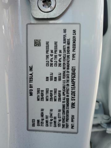 2023 TESLA MODEL 3 - 5YJ3E1EA4PF638401