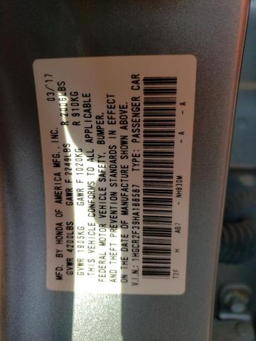 2017 HONDA ACCORD LX 1HGCR2F39HA188587  69309464