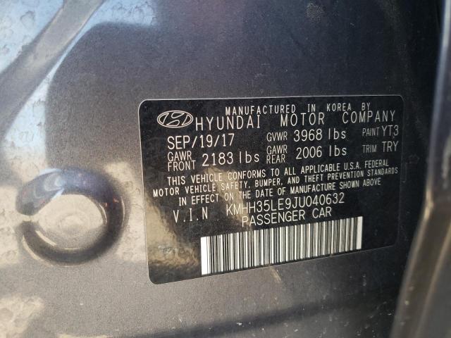 VIN KMHH35LE9JU040632 2018 HYUNDAI ELANTRA no.13