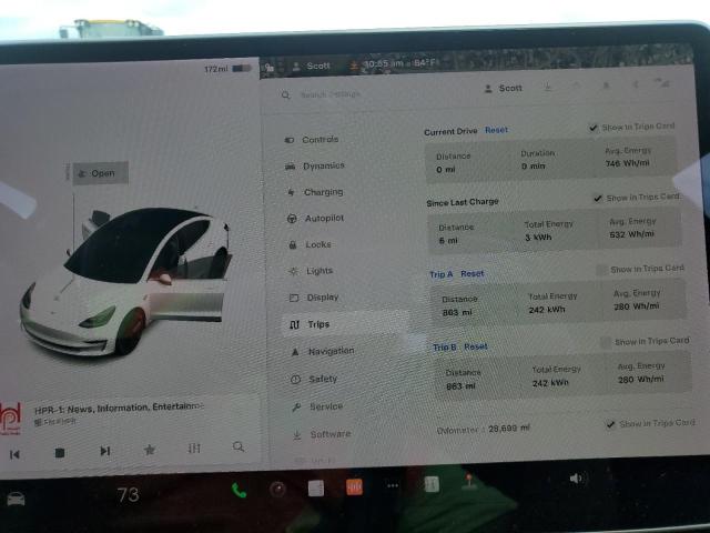 VIN 5YJ3E1EB0JF094804 2018 Tesla MODEL 3 no.9