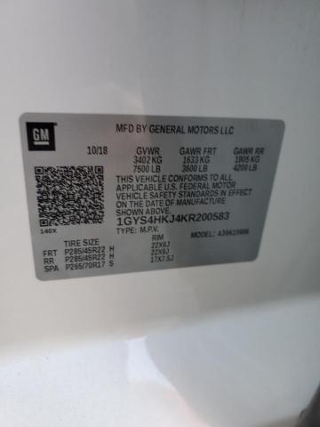 2019 CADILLAC ESCALADE E - 1GYS4HKJ4KR200583