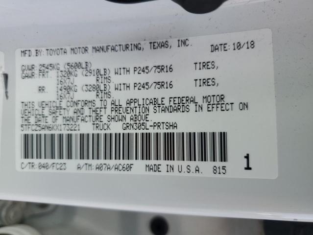 2019 TOYOTA TACOMA DOU - 5TFCZ5AN6KX173221
