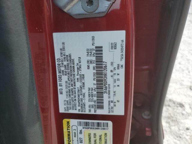 2017 FORD FUSION TIT - 3FA6P0D93HR120617