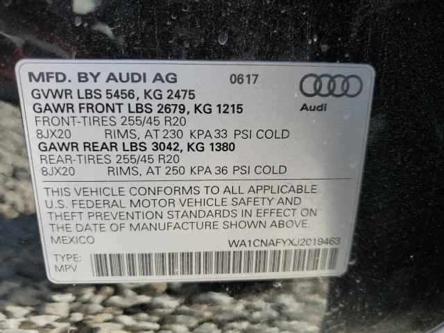 VIN WA1CNAFYXJ2019463 2018 Audi Q5, Prestige no.13