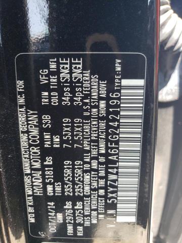 2015 HYUNDAI SANTA FE S - 5XYZW4LA6FG242196