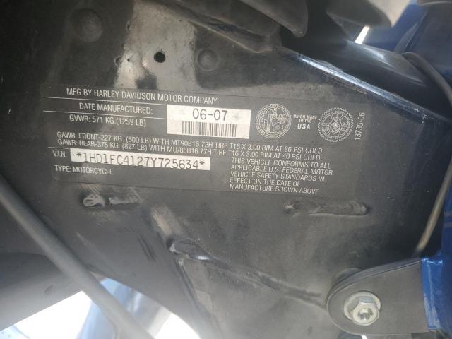 2007 HARLEY-DAVIDSON FLHTCUI 1HD1FC4127Y725634