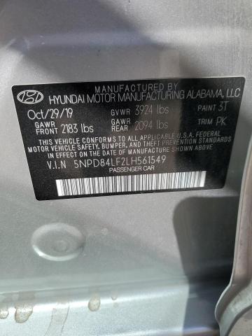 VIN 5NPD84LF2LH561549 2020 Hyundai Elantra, Sel no.12