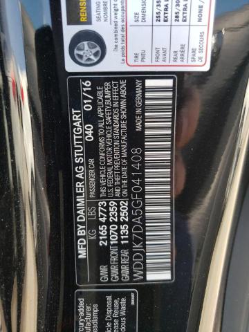 2016 MERCEDES-BENZ SL 550 - WDDJK7DA5GF041408