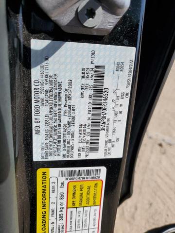 2015 FORD FUSION SE - 3FA6P0H70FR146520