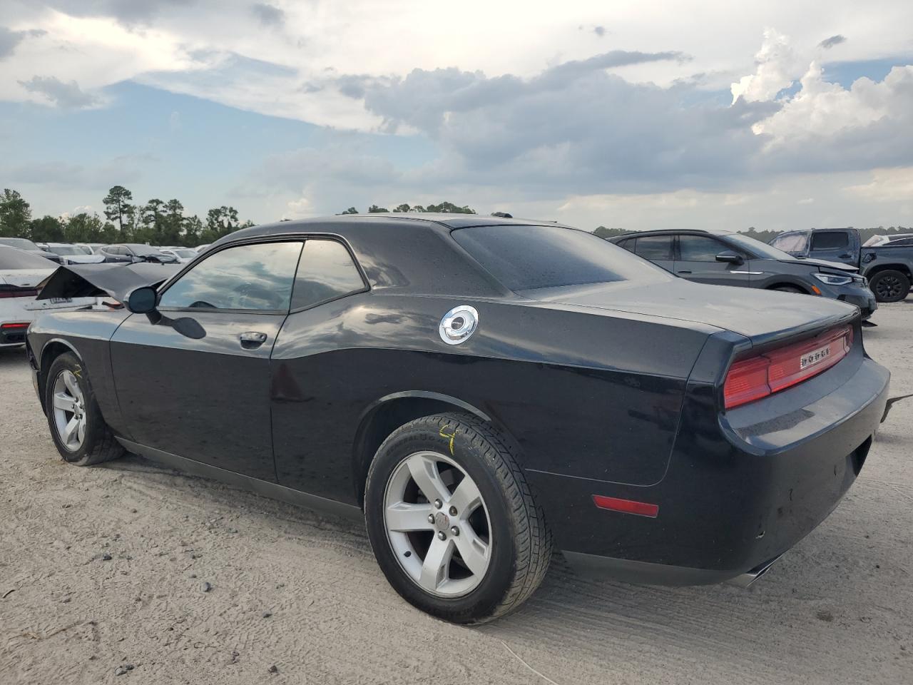 DODGE CHALLENGER 2013 black  flexible fuel 2C3CDYAG7DH725046 photo #3