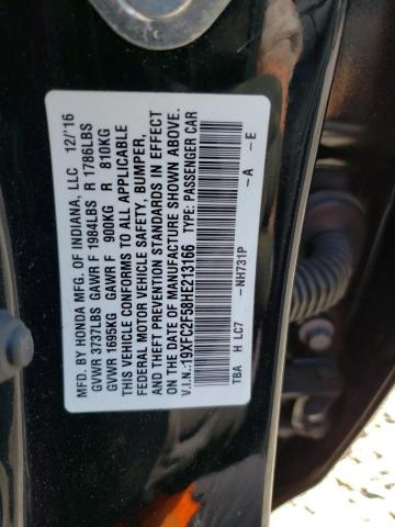 2017 HONDA CIVIC LX - 19XFC2F58HE213166