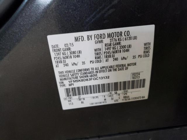2015 FORD EXPLORER X - 1FM5K8D83FGC13132