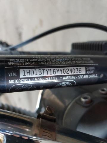 2000 HARLEY-DAVIDSON FXSTB 1HD1BTY16YY024036