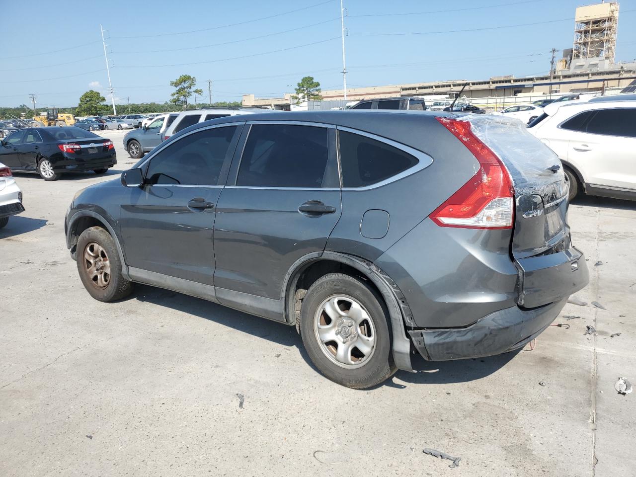 HONDA CR-V LX 2012 gray  gas 5J6RM3H32CL016757 photo #3