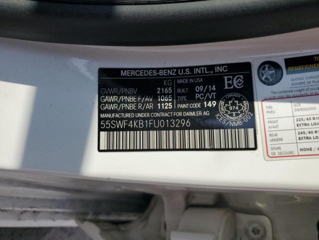 2015 MERCEDES-BENZ C 300 4MAT - 55SWF4KB1FU013296