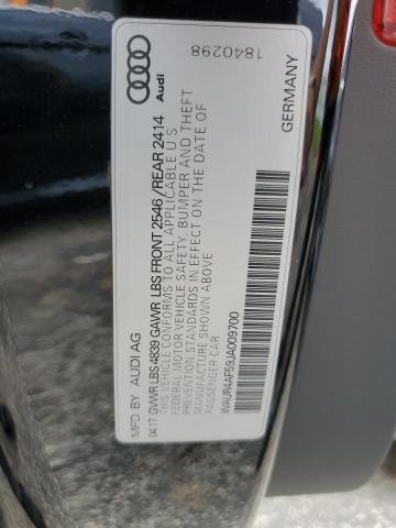 2018 AUDI S5 PRESTIG WAUR4AF59JA009700