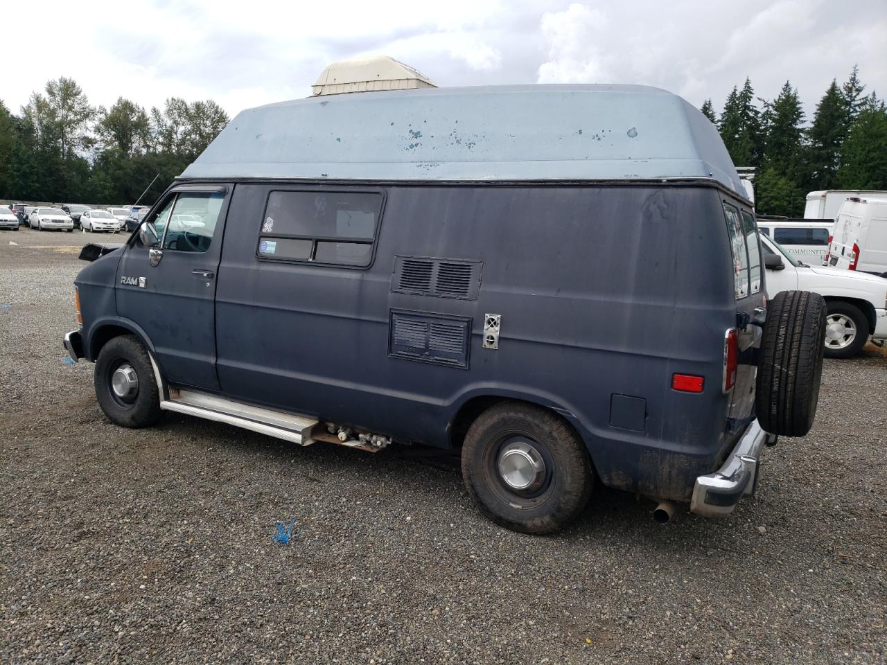 Lot #2989172672 1987 DODGE RAM VAN B2