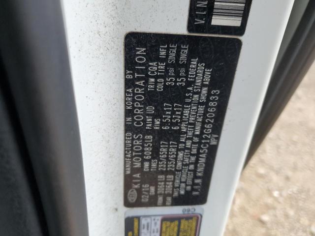 2016 KIA SEDONA L - KNDMA5C12G6206833